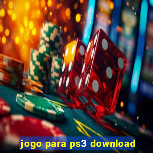 jogo para ps3 download